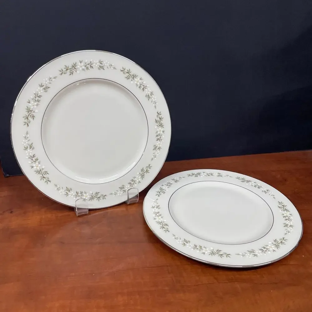 Vtg Dish Set Of 8 Pieces Brookdale By Lenox H500